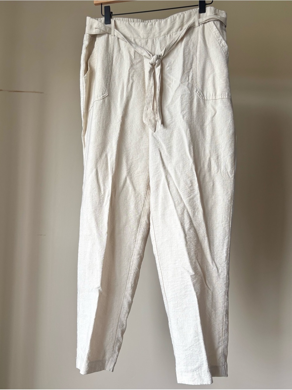 Soho Apparel Womens linen color Casual Pants, XL